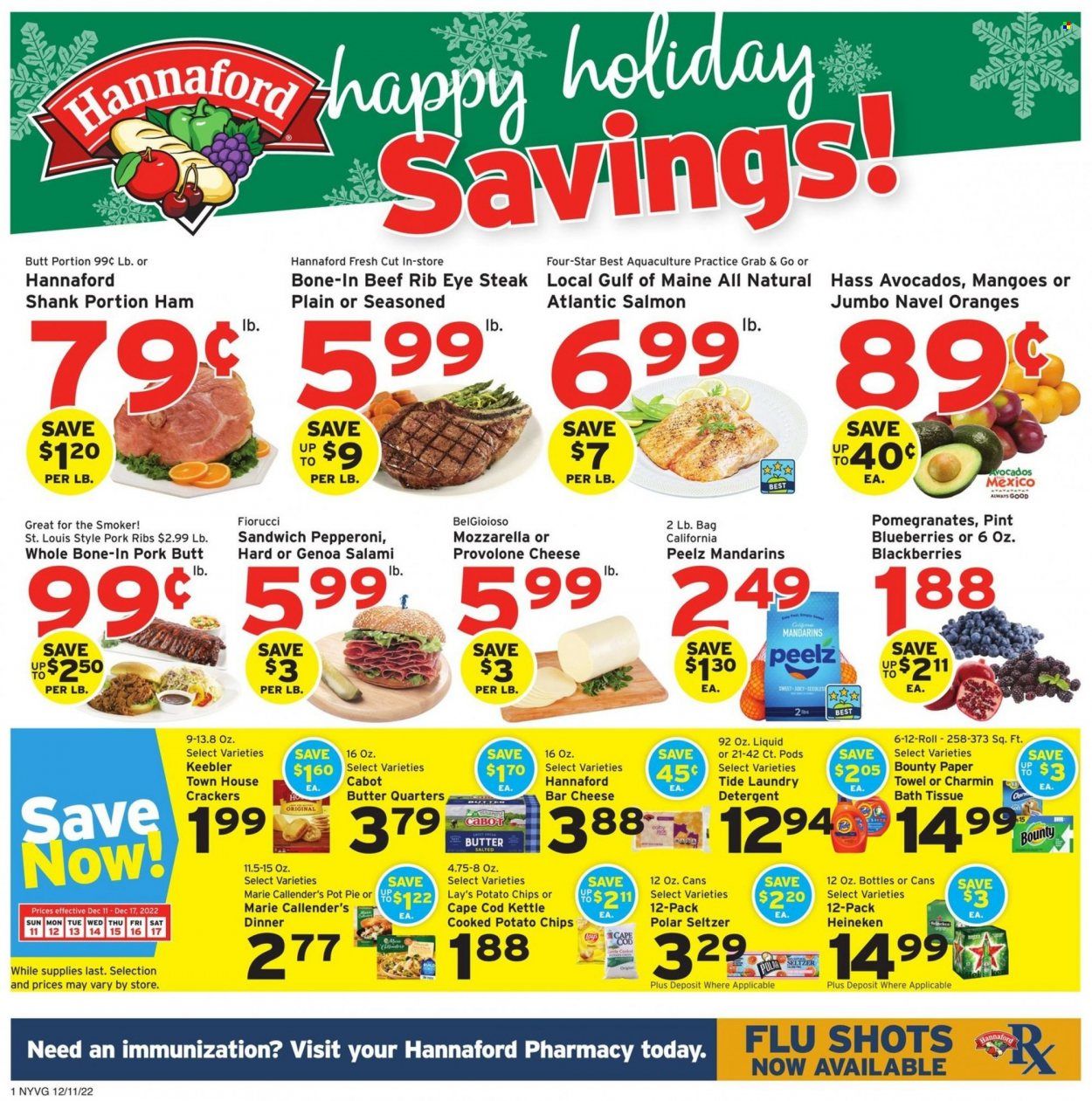 Hannaford (NY) Weekly Ad Flyer Specials December 11 to December 17, 2022