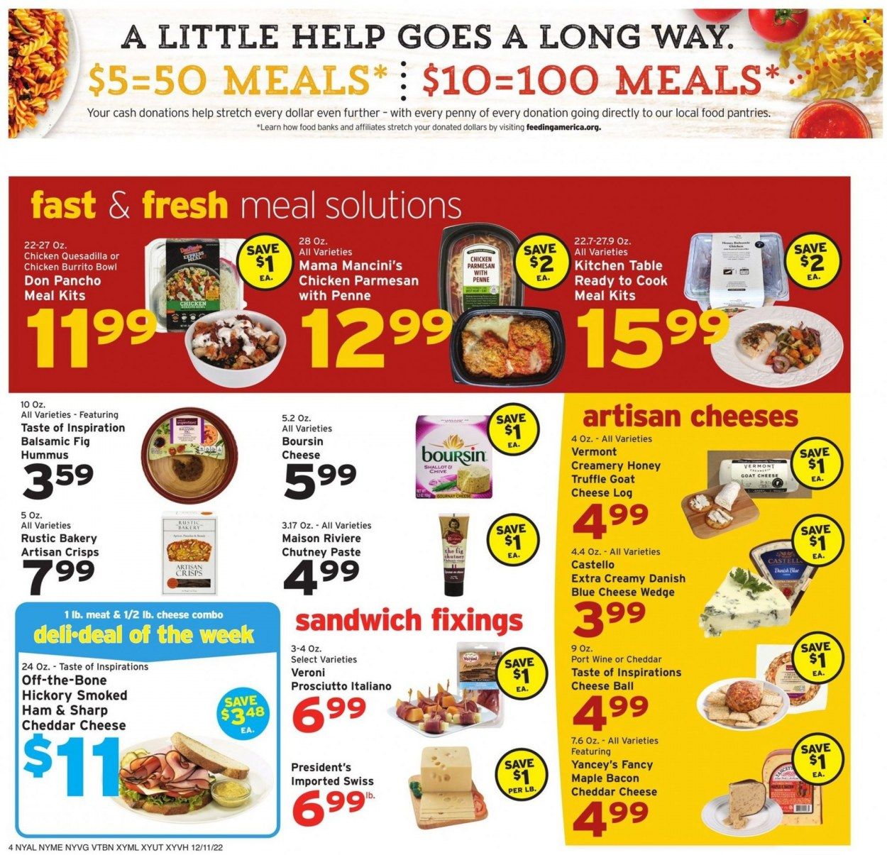 Hannaford (NY) Weekly Ad Flyer Specials December 11 to December 17, 2022