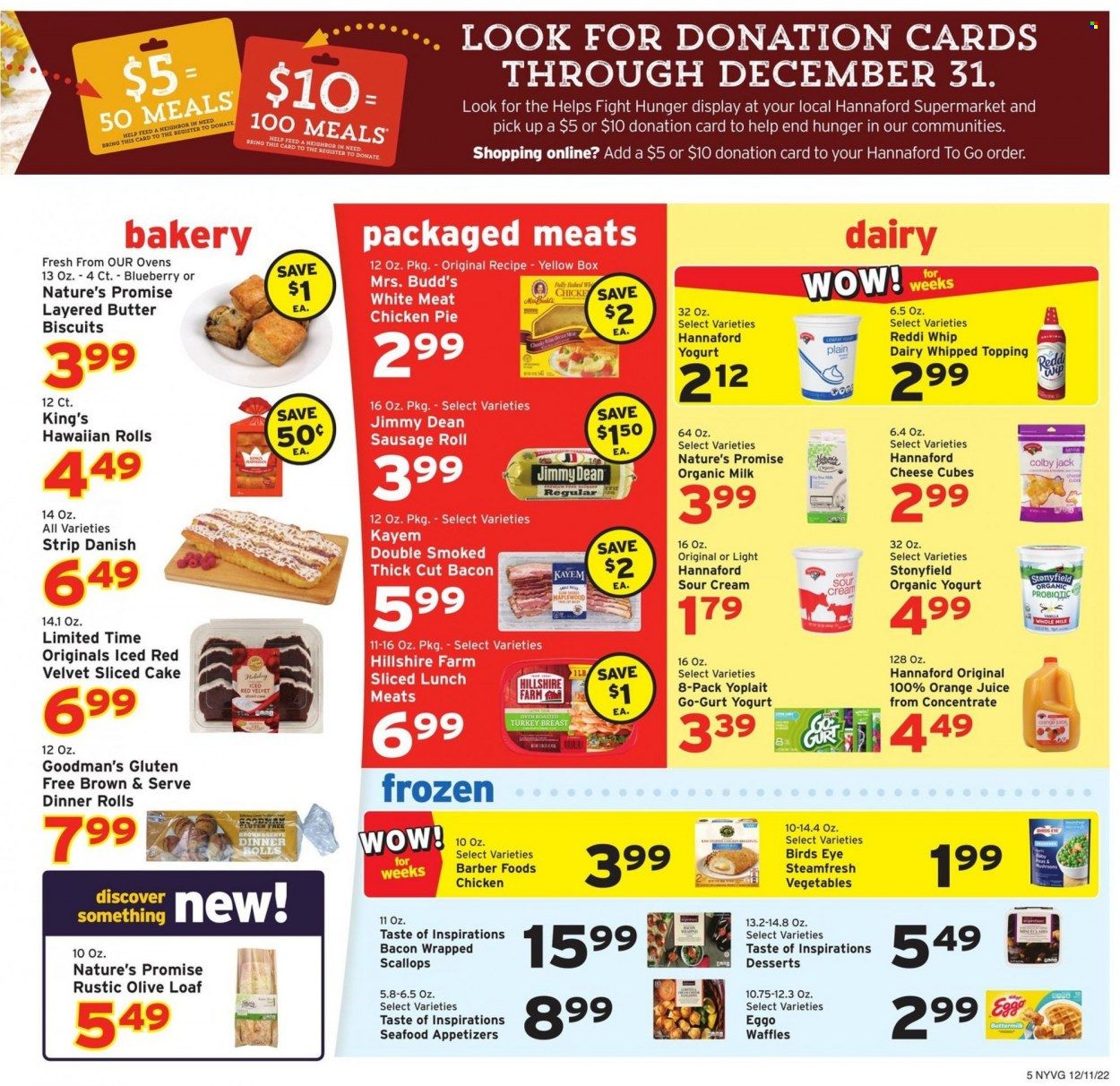 Hannaford (NY) Weekly Ad Flyer Specials December 11 to December 17, 2022