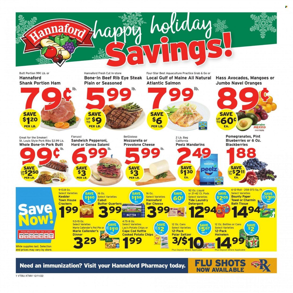 Hannaford (VT) Weekly Ad Flyer Specials December 11 to December 17, 2022