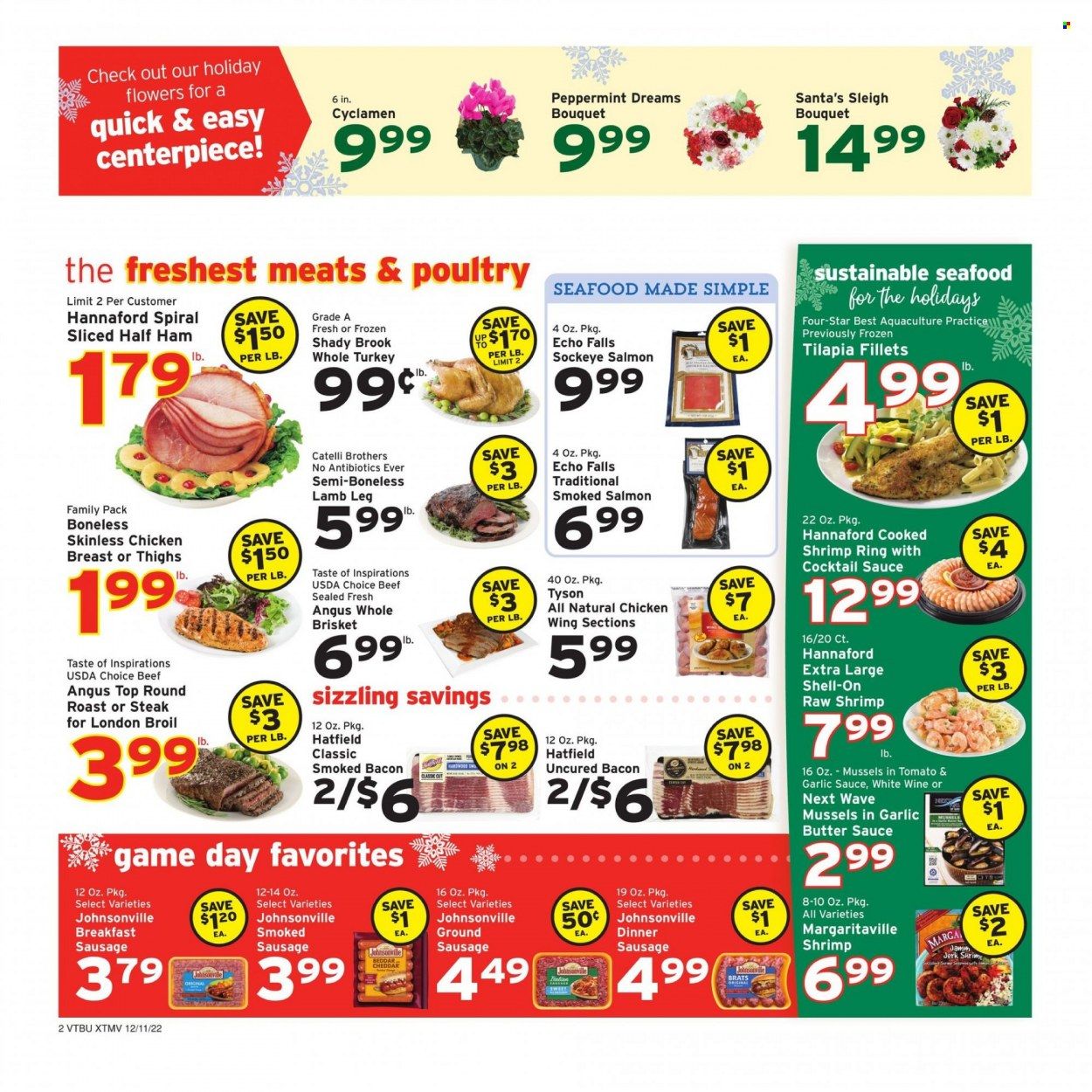 Hannaford (VT) Weekly Ad Flyer Specials December 11 to December 17, 2022