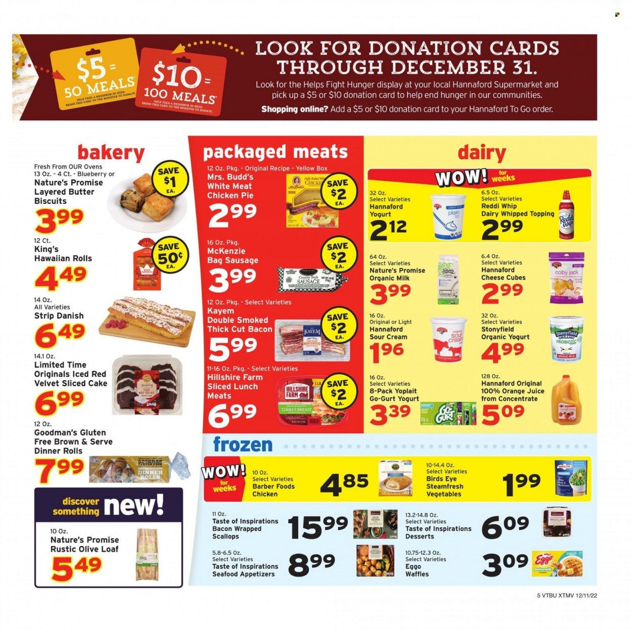 Hannaford (VT) Weekly Ad Flyer Specials December 11 to December 17, 2022