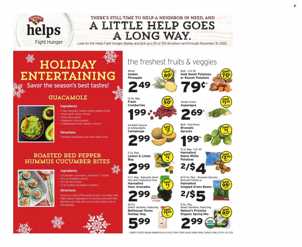 Hannaford (NH) Weekly Ad Flyer Specials December 11 to December 17, 2022