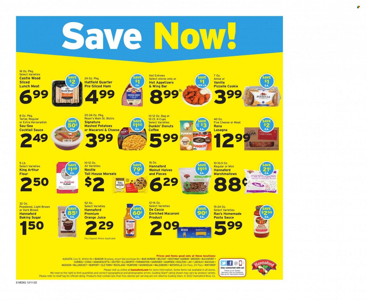 Hannaford (ME) Weekly Ad Flyer Specials December 11 to December 17, 2022