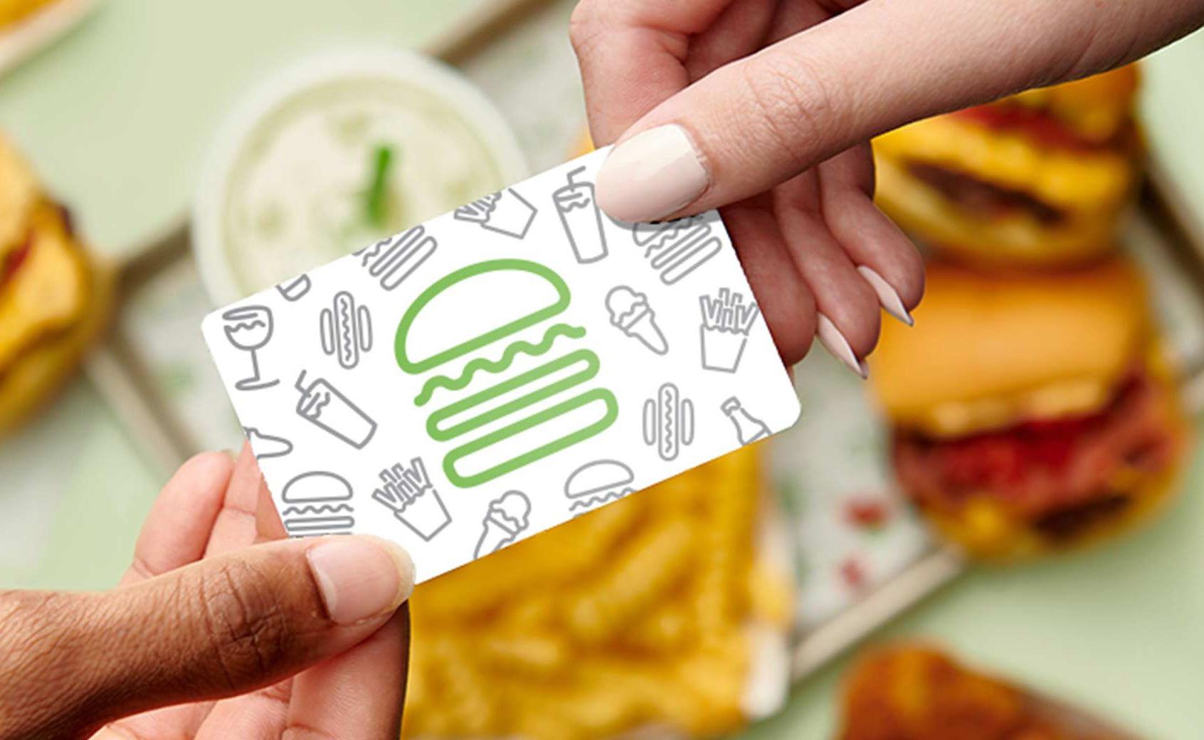 Spend $25 on Gift Cards and Get a $5 Bonus Card at Shake Shack Through to December 28 Spend $25 on Gift Cards and Get a $5 Bonus Card at Shake Shack Through to December 28