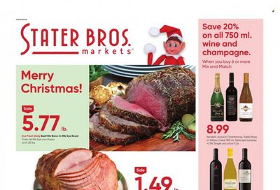 Stater Bros. (CA) Weekly Ad Flyer Specials December 14 to December 20, 2022