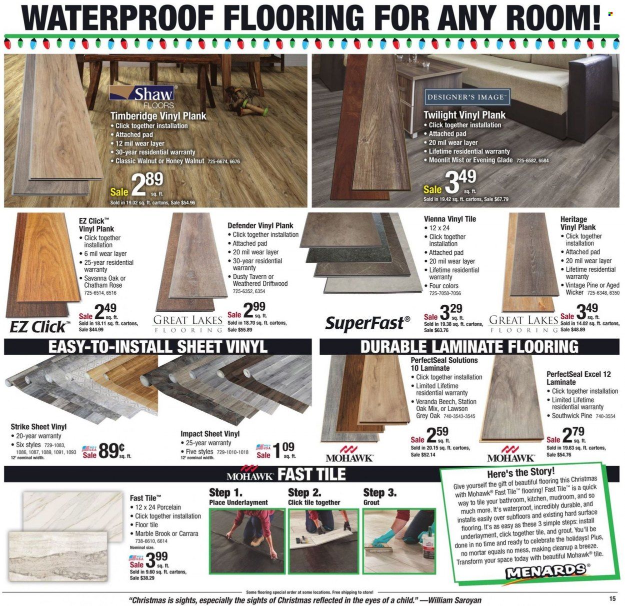 Menards Weekly Ad Flyer Specials December 13 to December 24, 2022