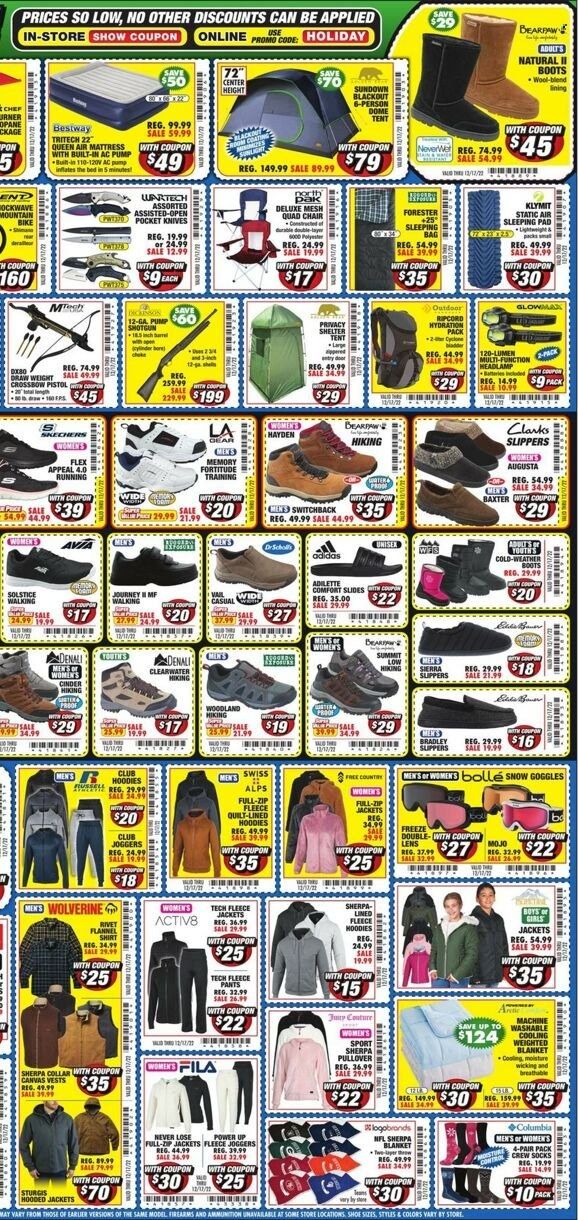Big 5 (AZ, CA, CO, ID, NM, OR, UT, WA) Weekly Ad Flyer Specials December 11 to December 17, 2022
