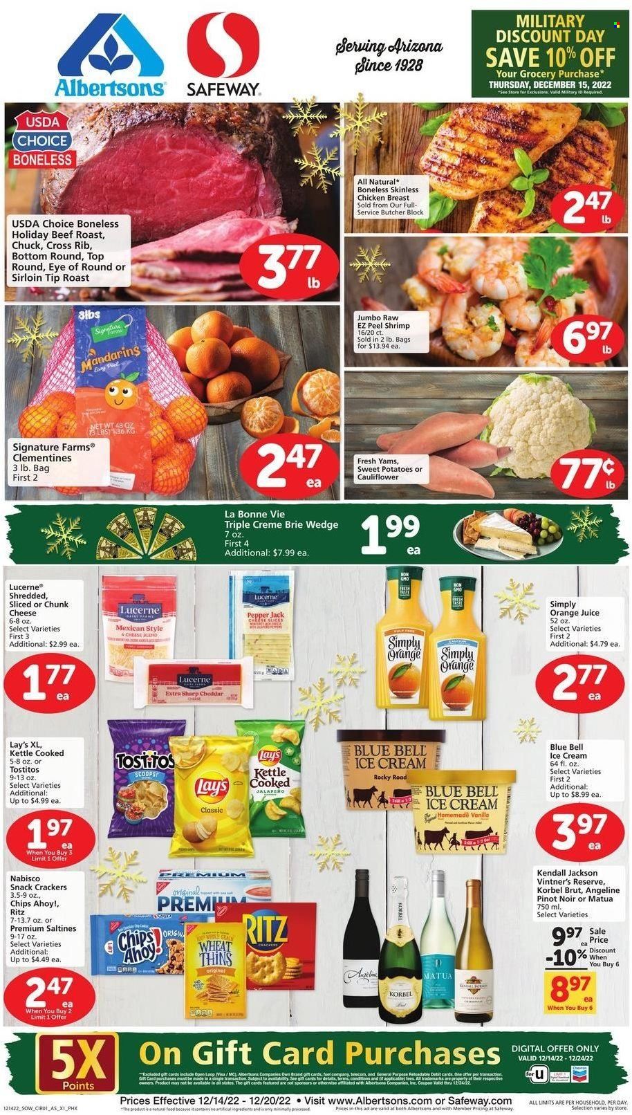 Safeway (AZ, CO, ID, MT, NE, NM) Weekly Ad Flyer Specials December 14 to December 20, 2022