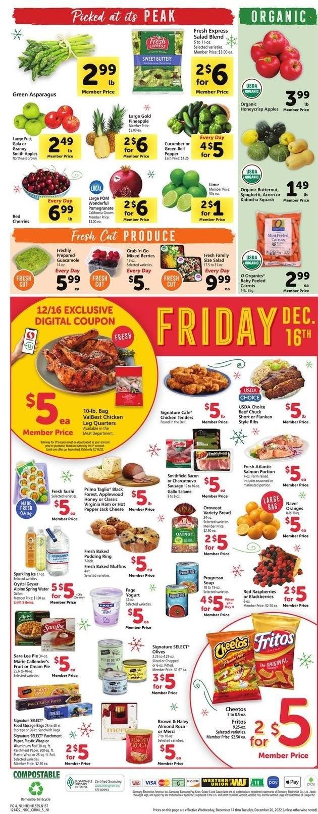 Safeway (CA, HI, OR, WA) Weekly Ad Flyer Specials December 14 to December 20, 2022