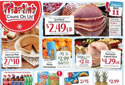 Martin’s (IN, MI) Weekly Ad Flyer Specials December 11 to December 17, 2022