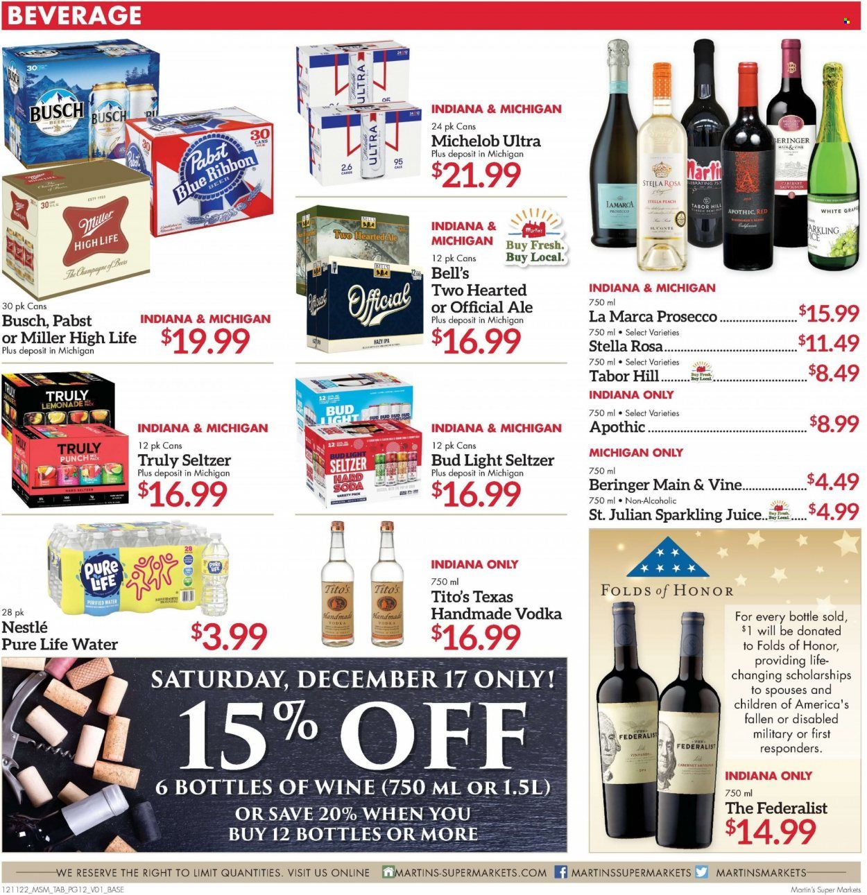 Martin’s (IN, MI) Weekly Ad Flyer Specials December 11 to December 17, 2022