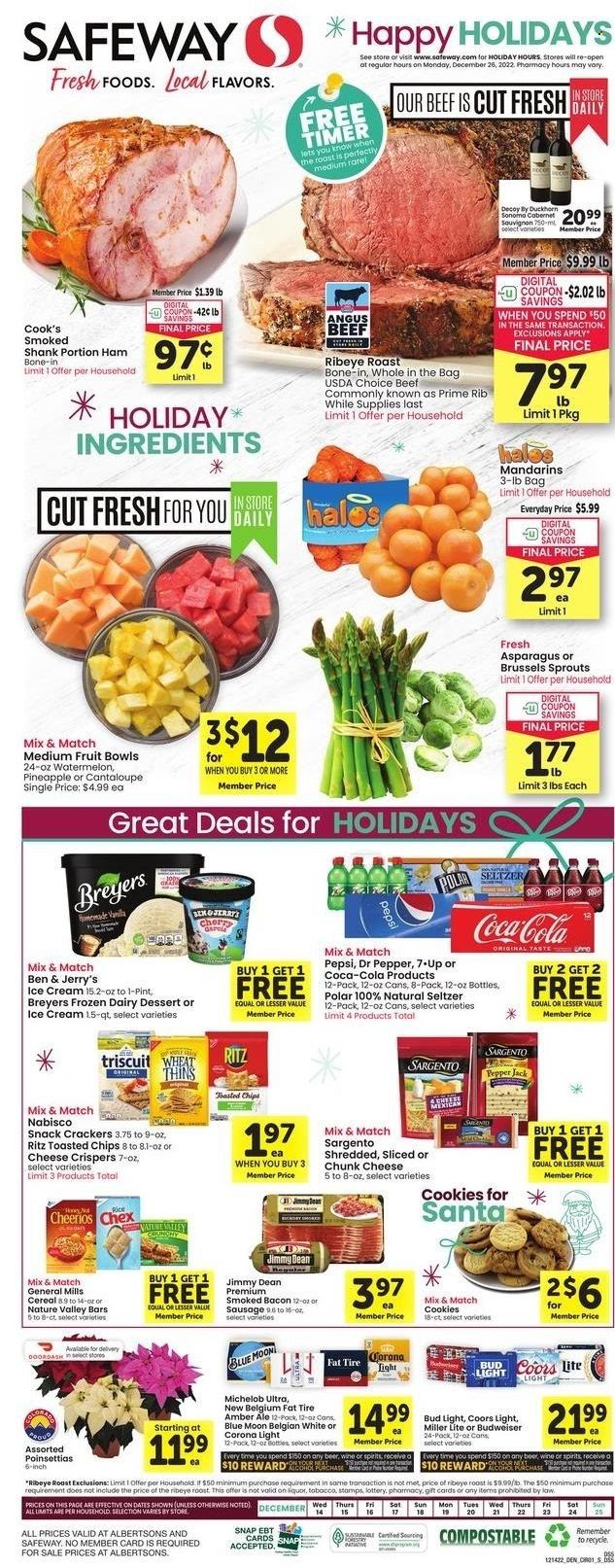 Safeway (SD) Weekly Ad Flyer Specials December 14 to December 25, 2022