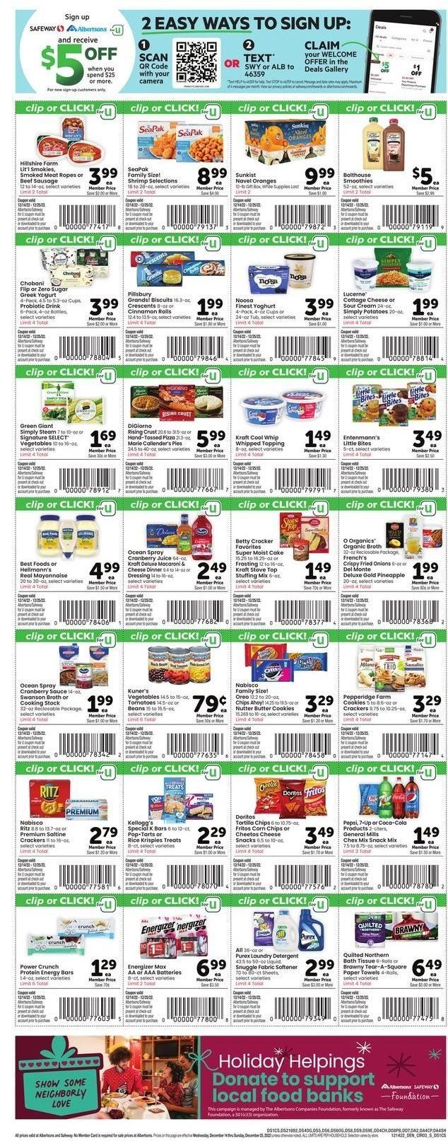 Safeway (SD) Weekly Ad Flyer Specials December 14 to December 25, 2022
