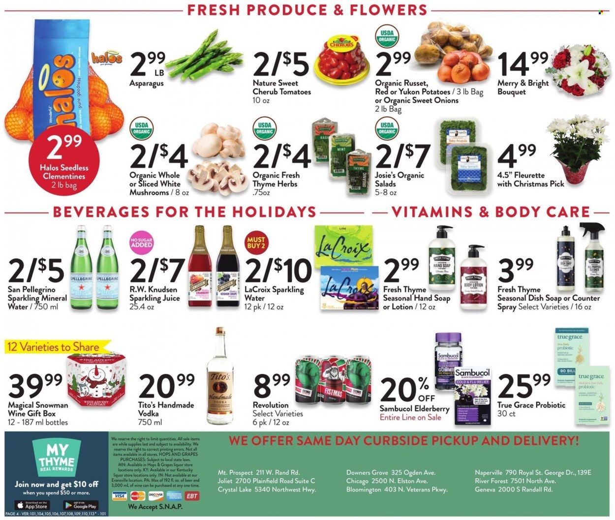 Fresh Thyme Weekly Ad Flyer Specials December 14 to December 25, 2022