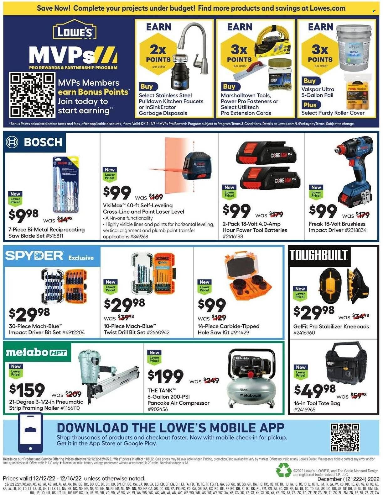 Lowe's Weekly Ad Flyer Specials December 12 to December 16, 2022