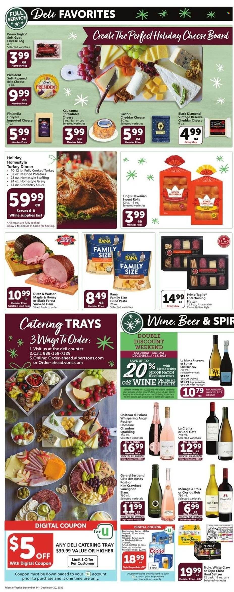 Vons (CA) Weekly Ad Flyer Specials December 14 to December 20, 2022