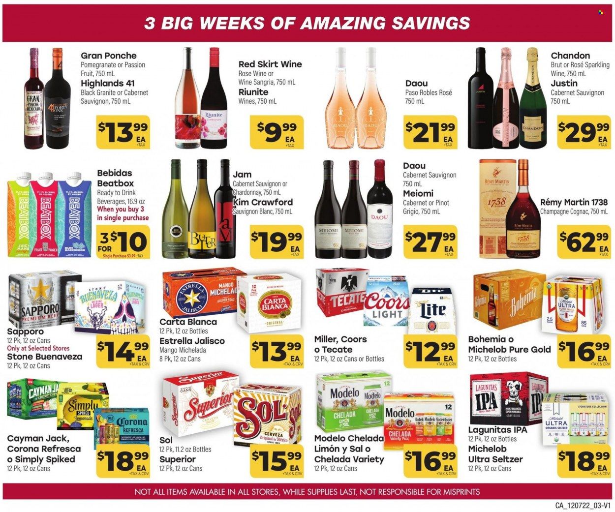 Cardenas (CA, NV) Weekly Ad Flyer Specials December 7 to December 27, 2022