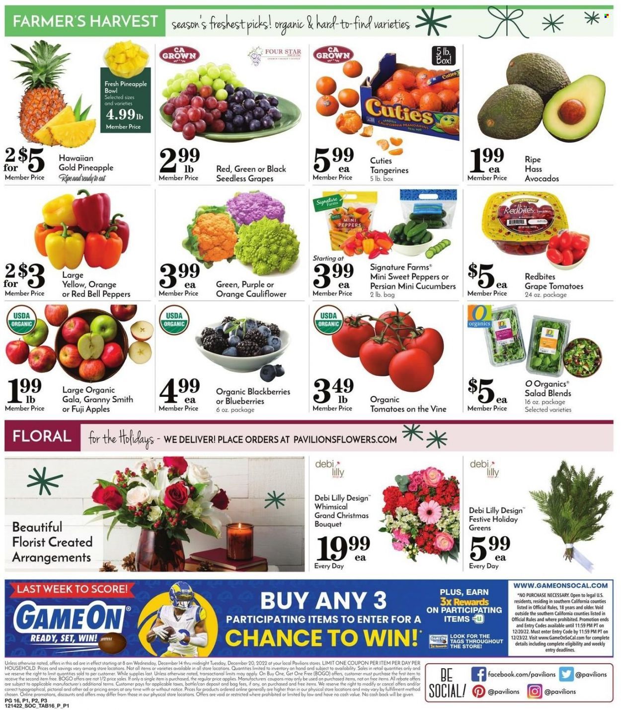 Pavilions (CA) Weekly Ad Flyer Specials December 14 to December 20, 2022