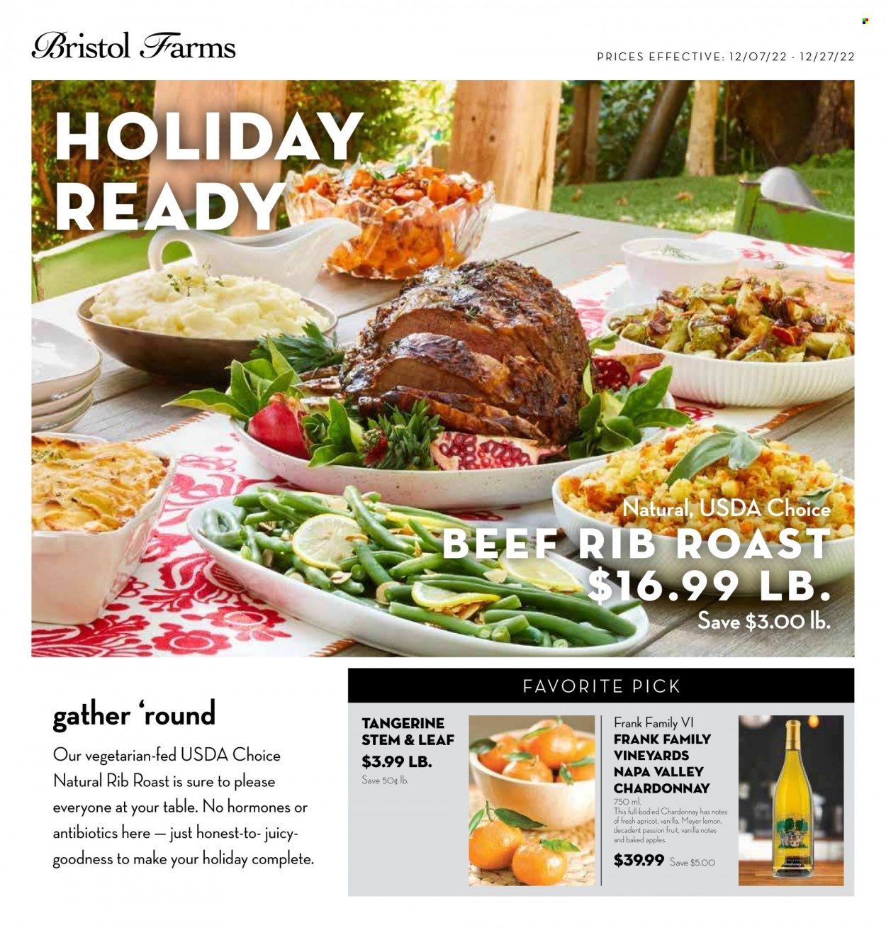 Bristol Farms (CA) Weekly Ad Flyer Specials December 7 to December 27, 2022