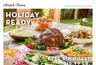 Bristol Farms (CA) Weekly Ad Flyer Specials December 7 to December 27, 2022