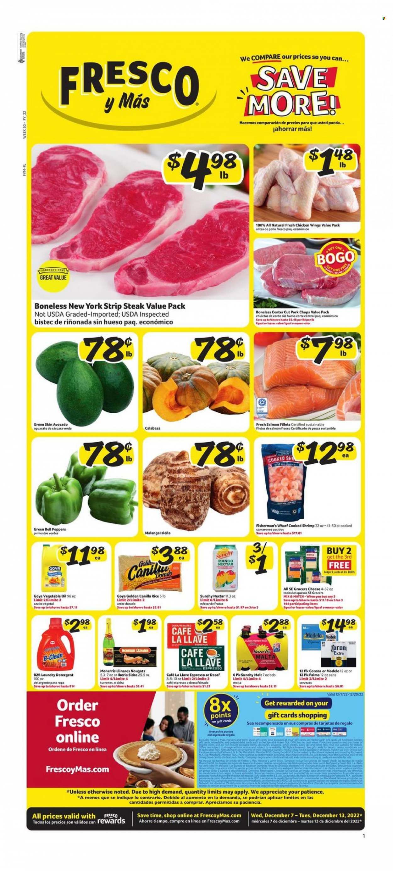 Fresco y Más (FL) Weekly Ad Flyer Specials December 7 to December 13, 2022