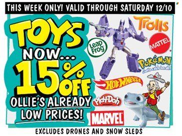 Ollie's Bargain Outlet Weekly Ad Flyer Specials December 1 to December 31, 2022