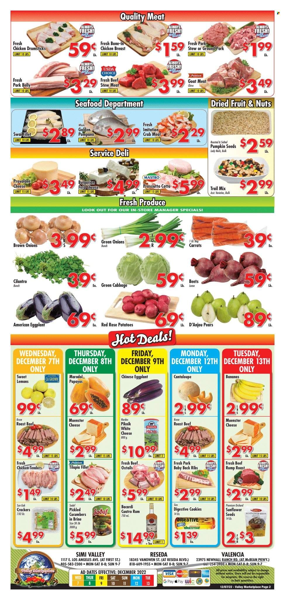 Valley Marketplace (CA) Weekly Ad Flyer Specials December 7 to December 13, 2022