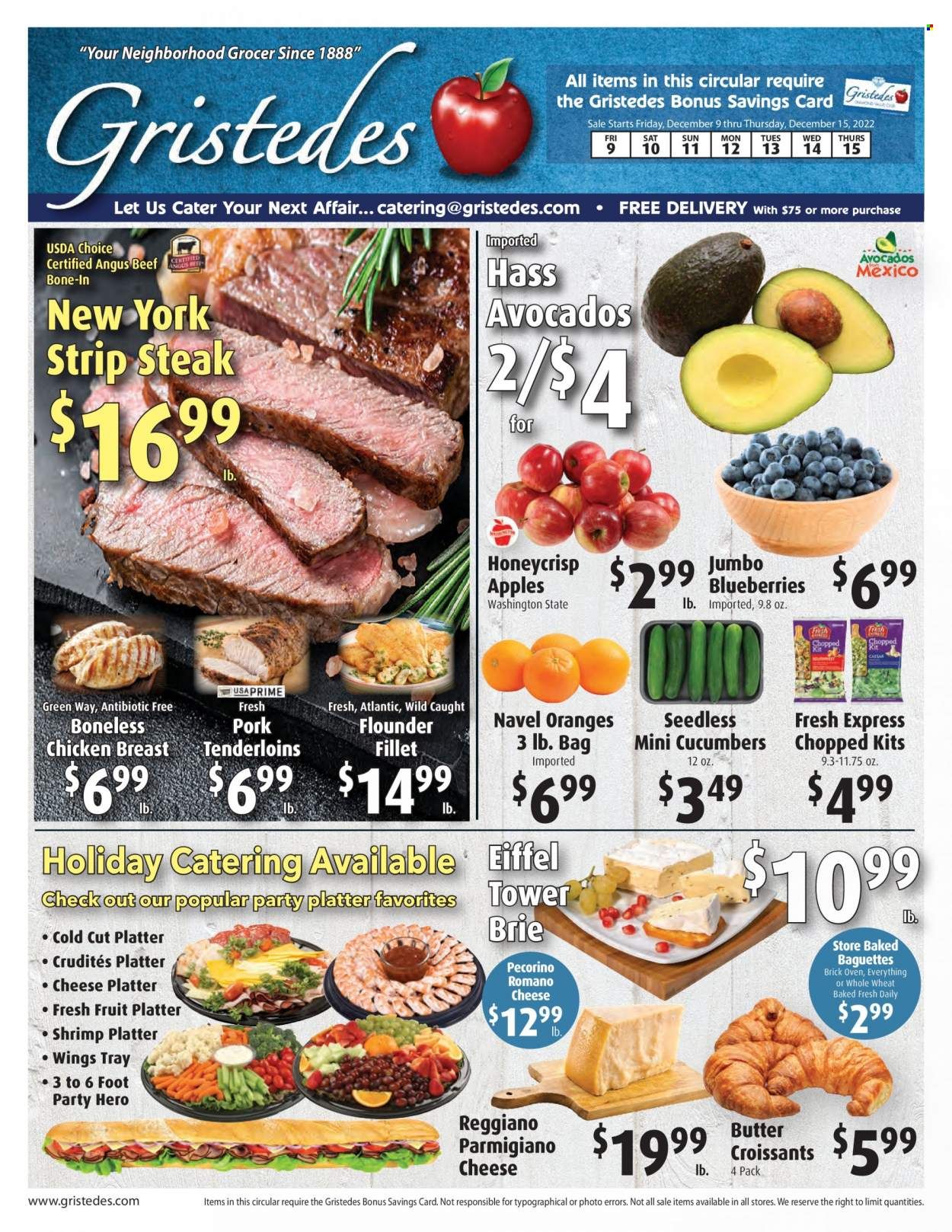 Gristedes (NY) Weekly Ad Flyer Specials December 9 to December 15, 2022
