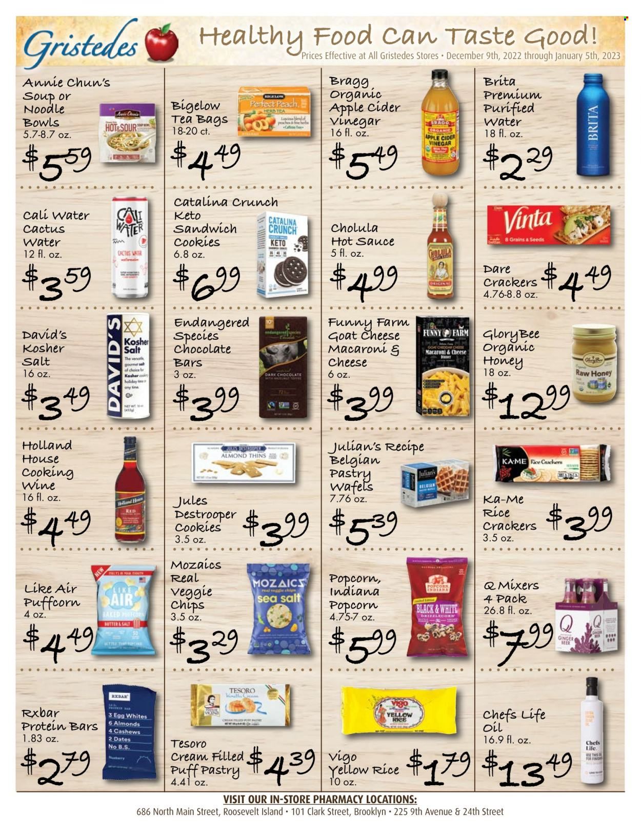 Gristedes (NY) Weekly Ad Flyer Specials December 9 to January 5, 2023