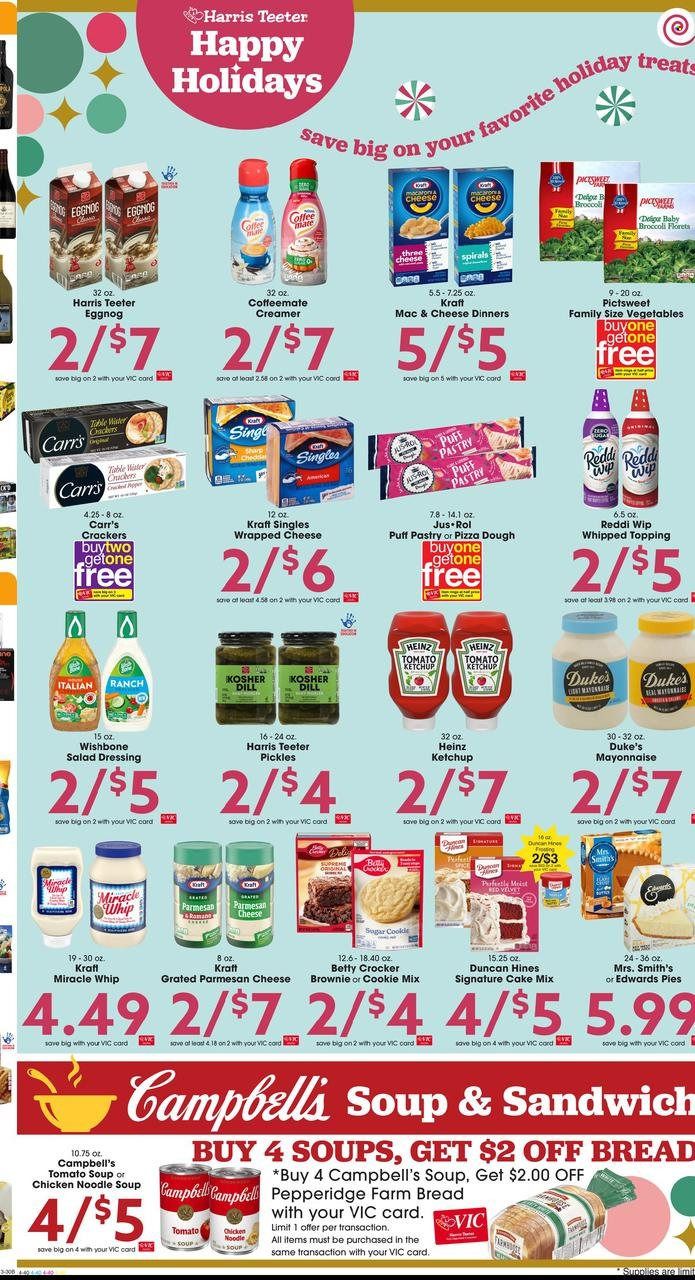 Harris Teeter Weekly Ad Flyer Specials December 7 to December 13, 2022