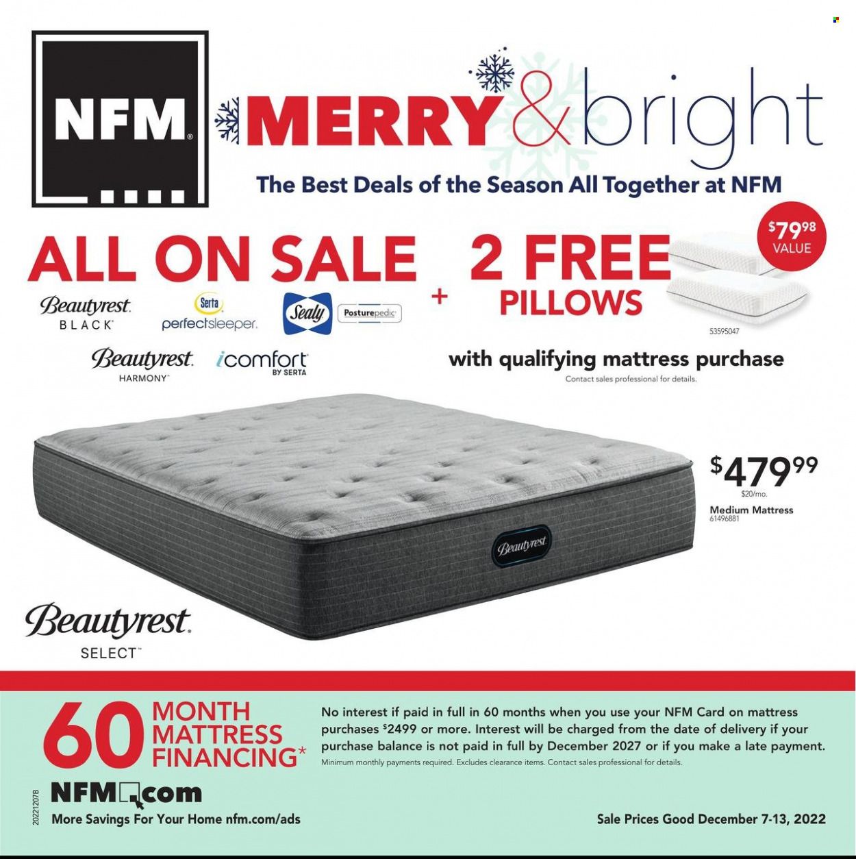 Nebraska Furniture Mart (IA, KS, NE, TX) Weekly Ad Flyer Specials December 7 to December 13, 2022