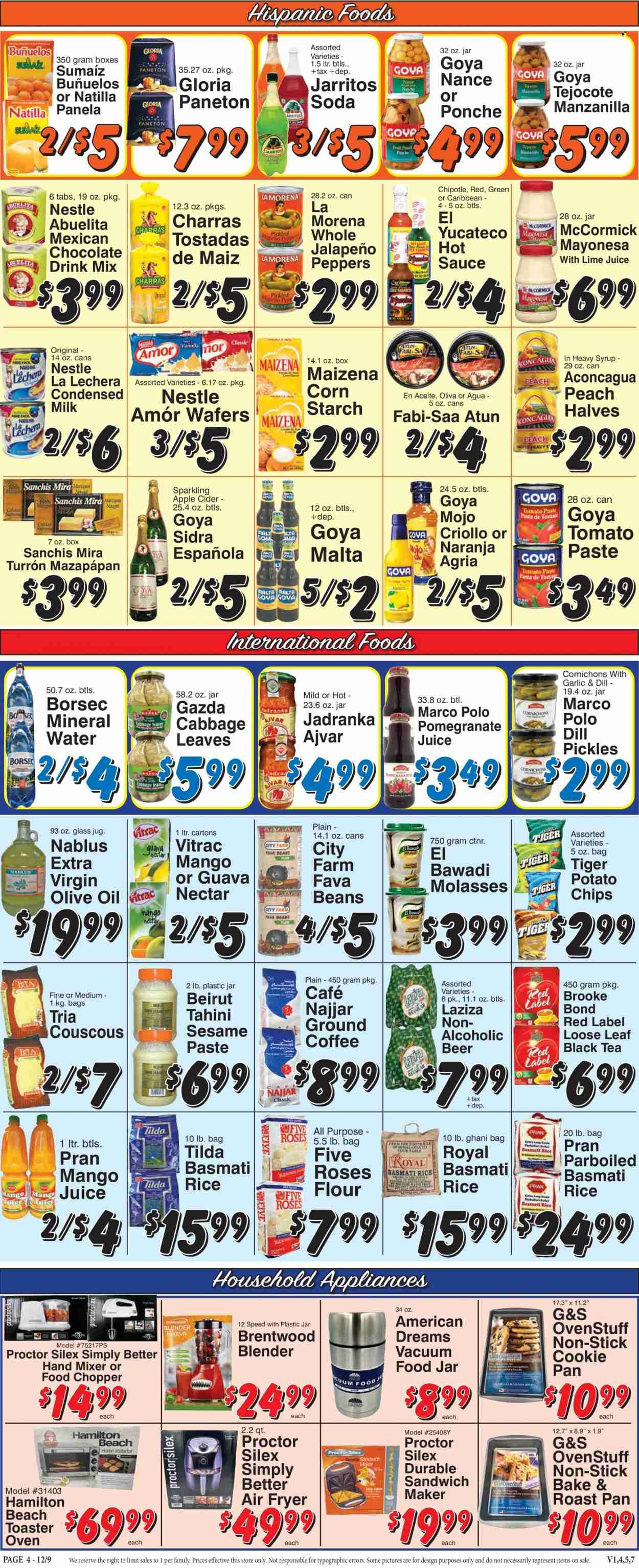 Trade Fair Supermarket (NY) Weekly Ad Flyer Specials December 9 to December 15, 2022