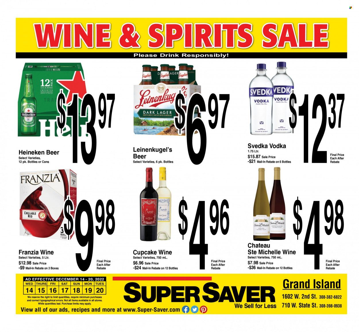 Super Saver Weekly Ad Flyer Specials December 14 to December 20, 2022