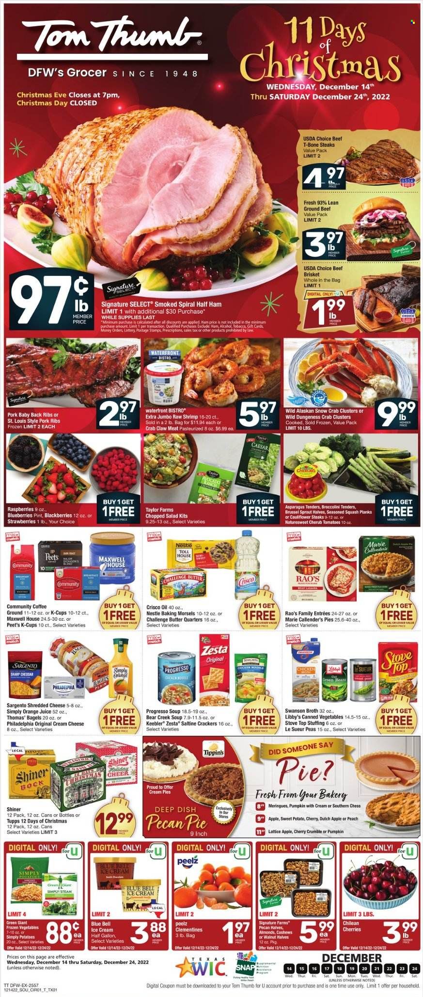 Tom Thumb (TX) Weekly Ad Flyer Specials December 14 to December 24, 2022