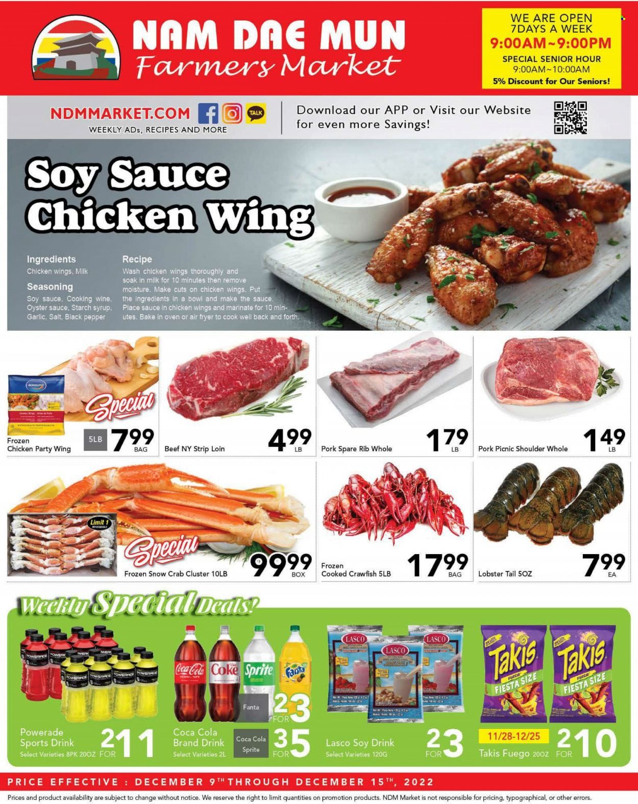 Nam Dae Mun Farmers Market (GA) Weekly Ad Flyer Specials December 9 to December 15, 2022