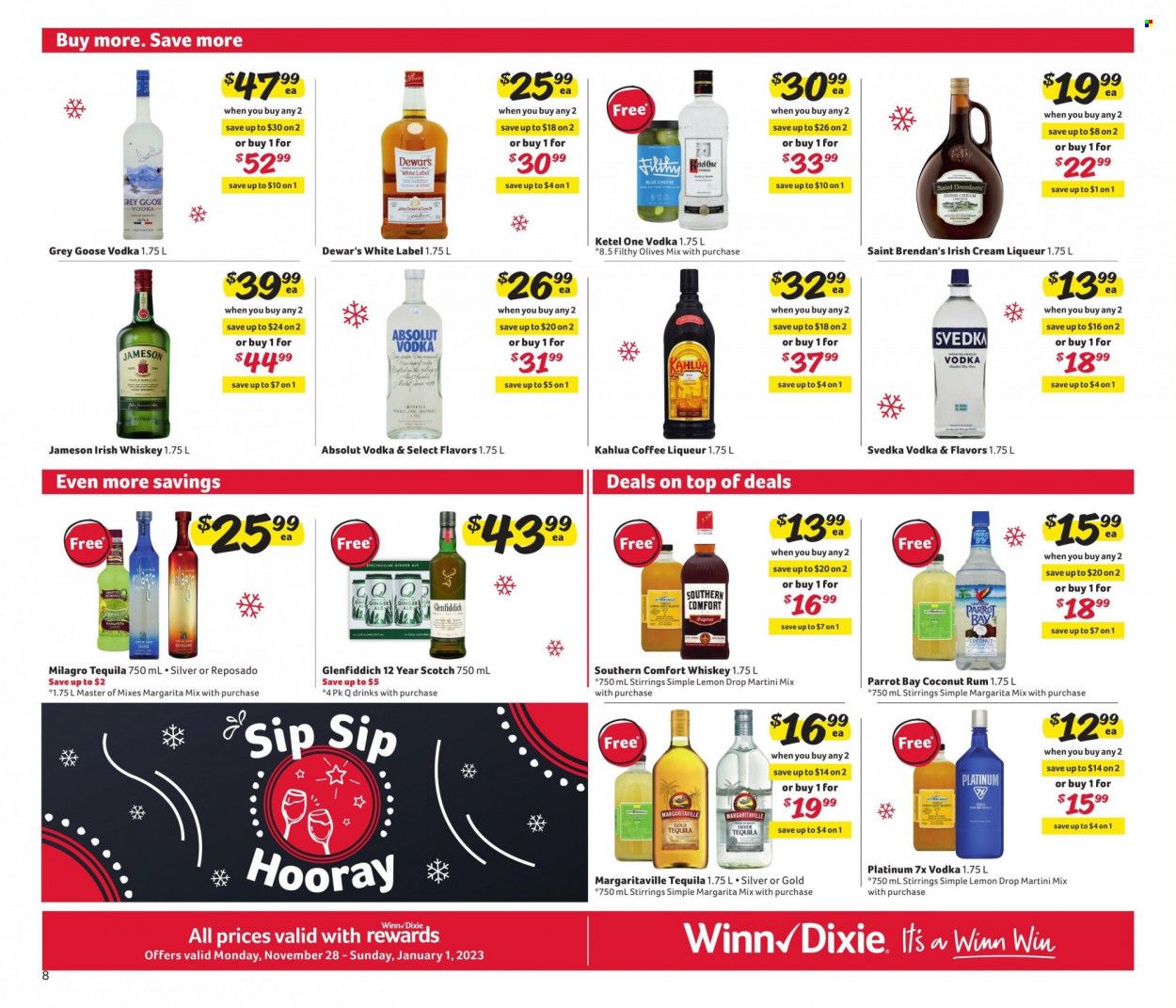 Winn Dixie (FL) Weekly Ad Flyer Specials November 28 to January 1, 2023