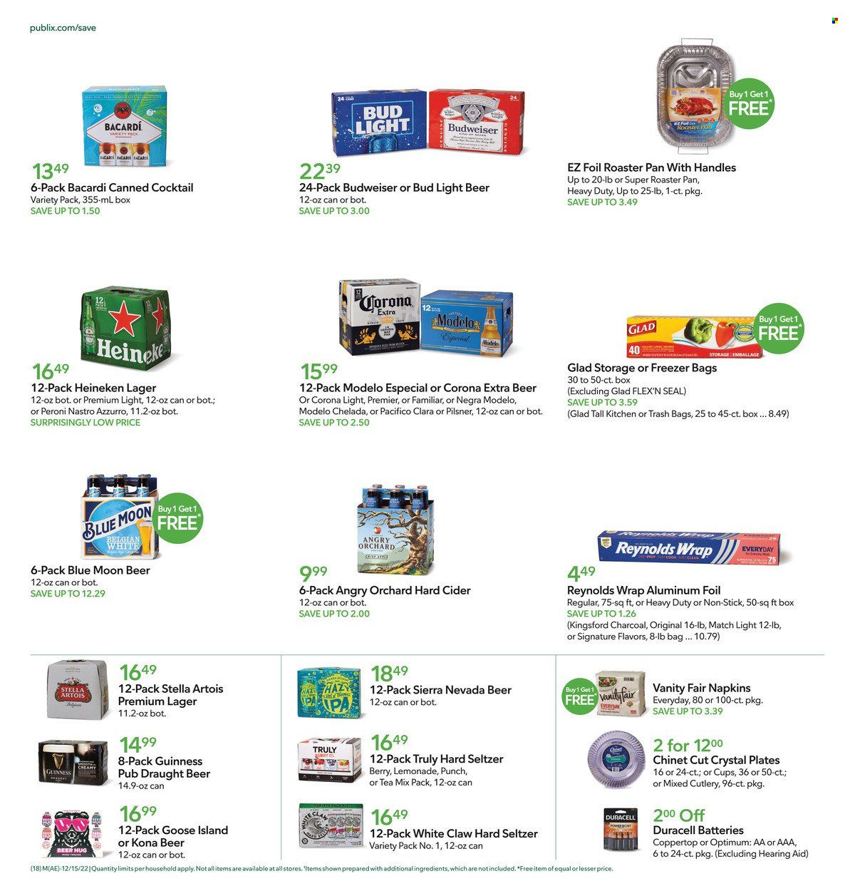 Publix (AL, FL, GA, NC, SC, TN) Weekly Ad Flyer Specials December 15 to December 24, 2022