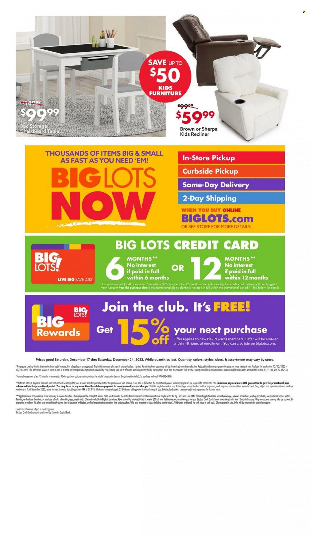 Big Lots Weekly Ad Flyer Specials December 17 to December 24, 2022