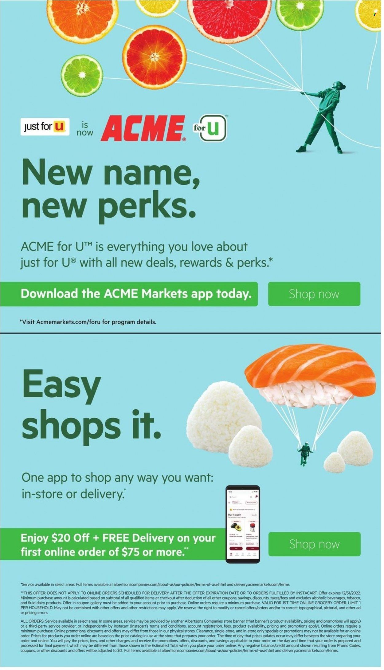 ACME (DE, NJ, NY, PA) Weekly Ad Flyer Specials December 16 to December 22, 2022