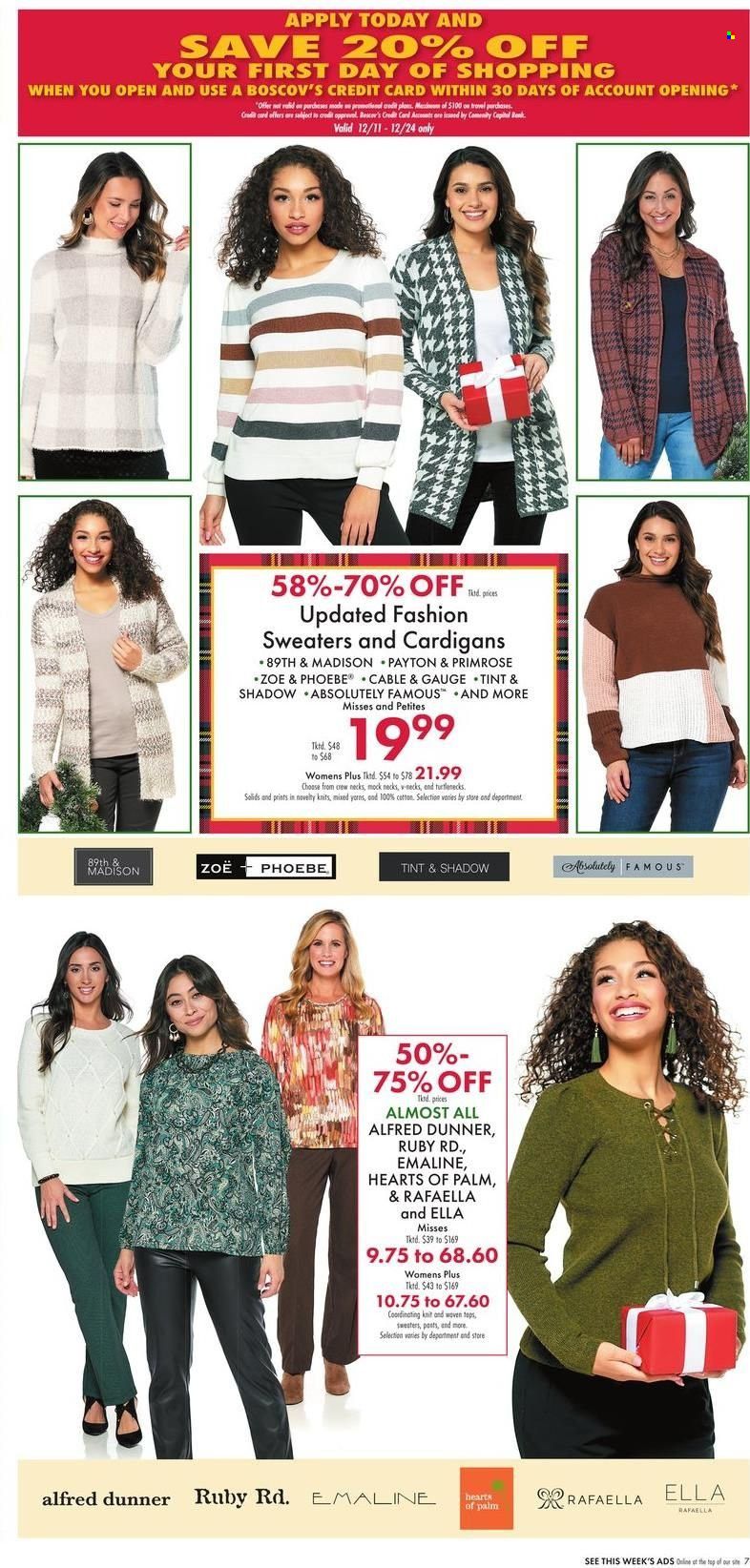 Boscov's (CT, DE, MD, NJ, NY, PA) Weekly Ad Flyer Specials December 15 to December 25, 2022
