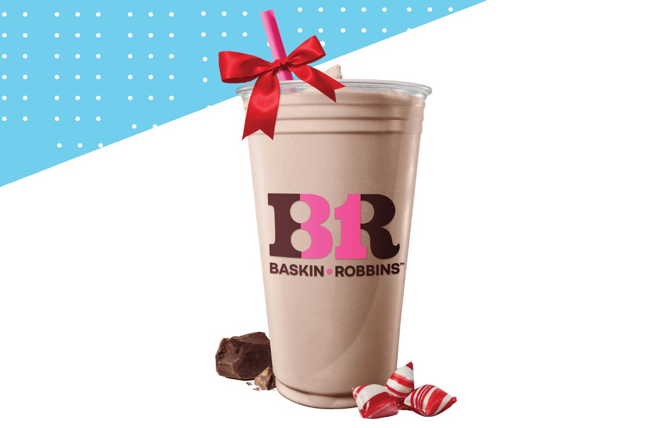 The All New Peppermint Cocoa Shake is Now Available at Baskin-Robbins The All New Peppermint Cocoa Shake is Now Available at Baskin-Robbins