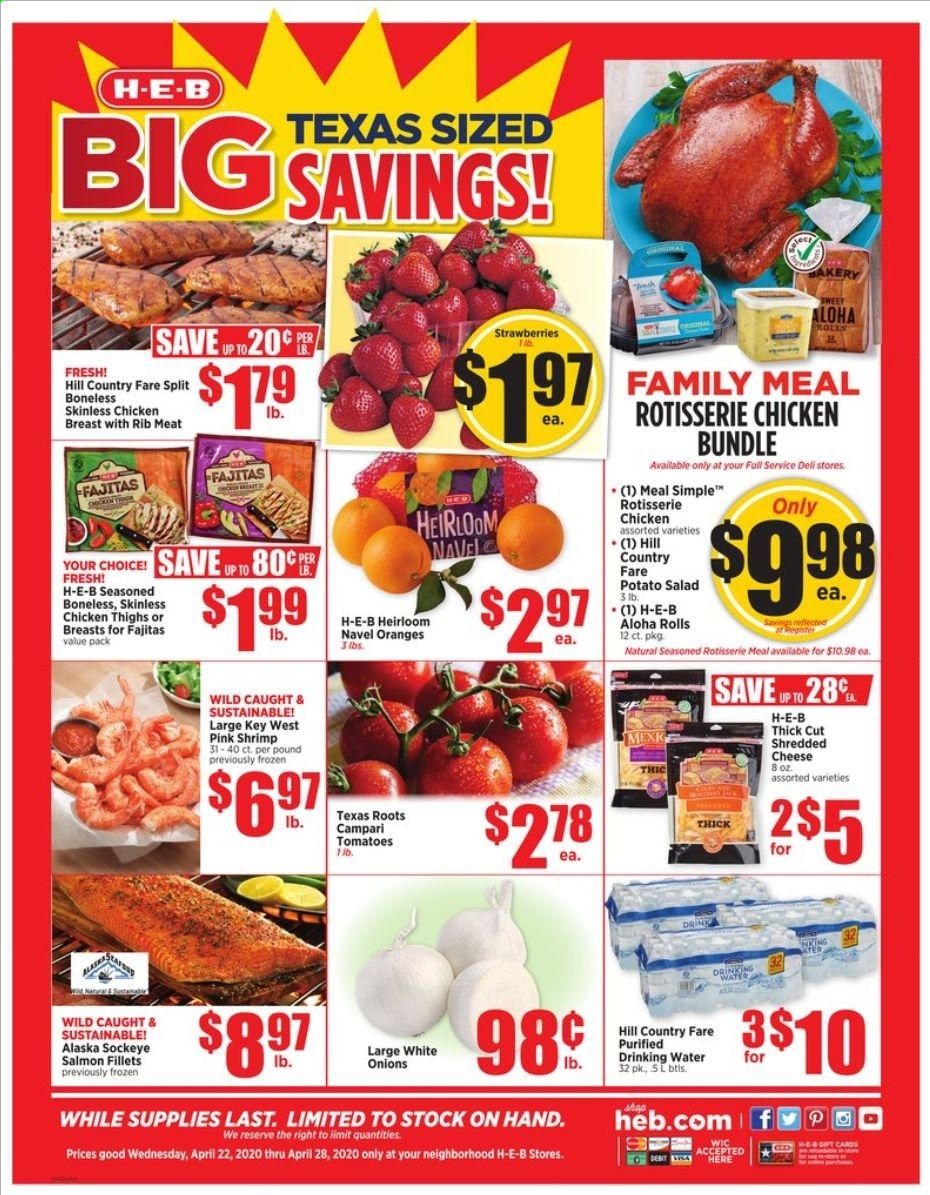 H-E-B Weekly Ad & Flyer April 22 to 28
