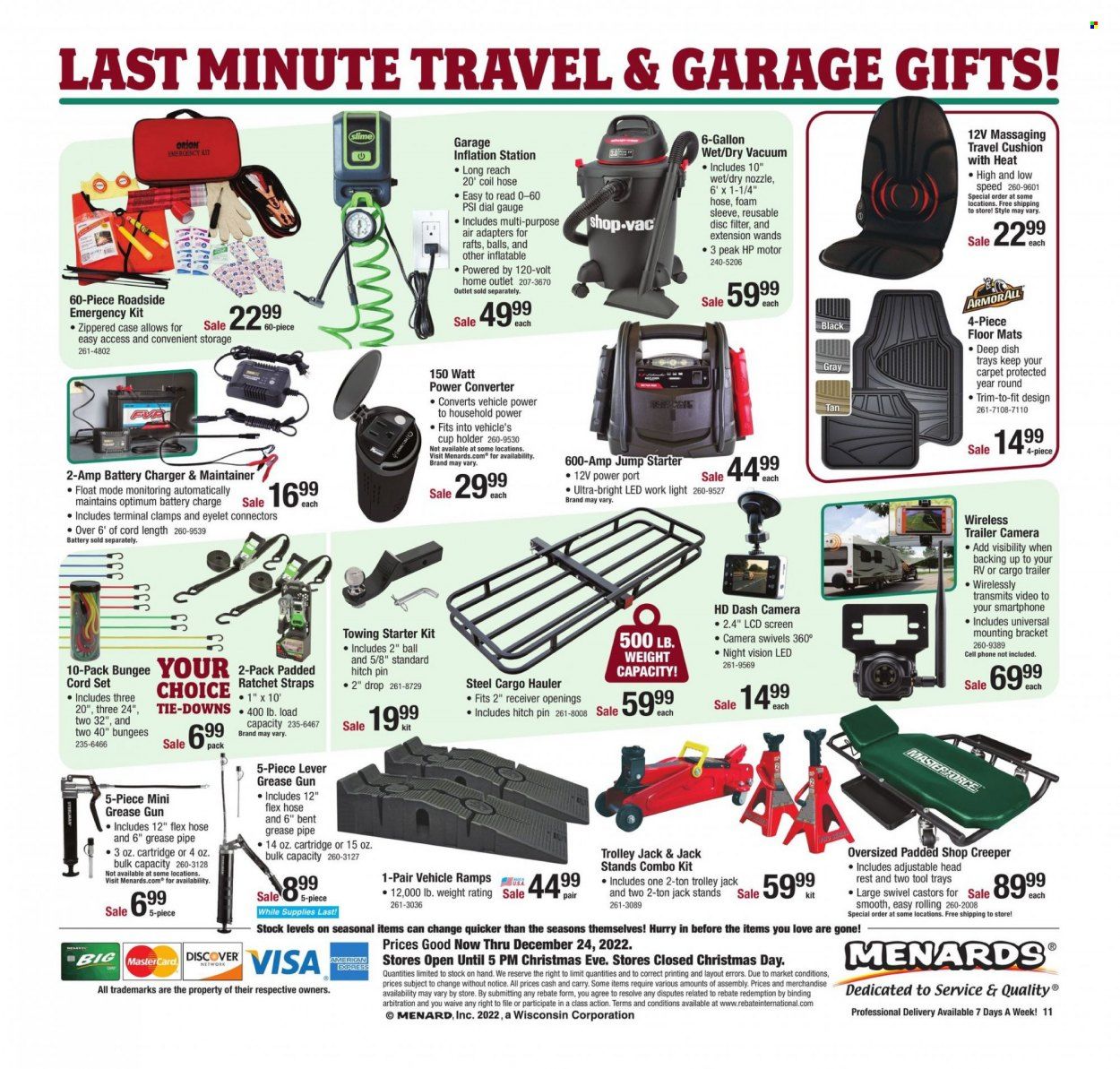 Menards Weekly Ad Flyer Specials December 16 to December 24, 2022