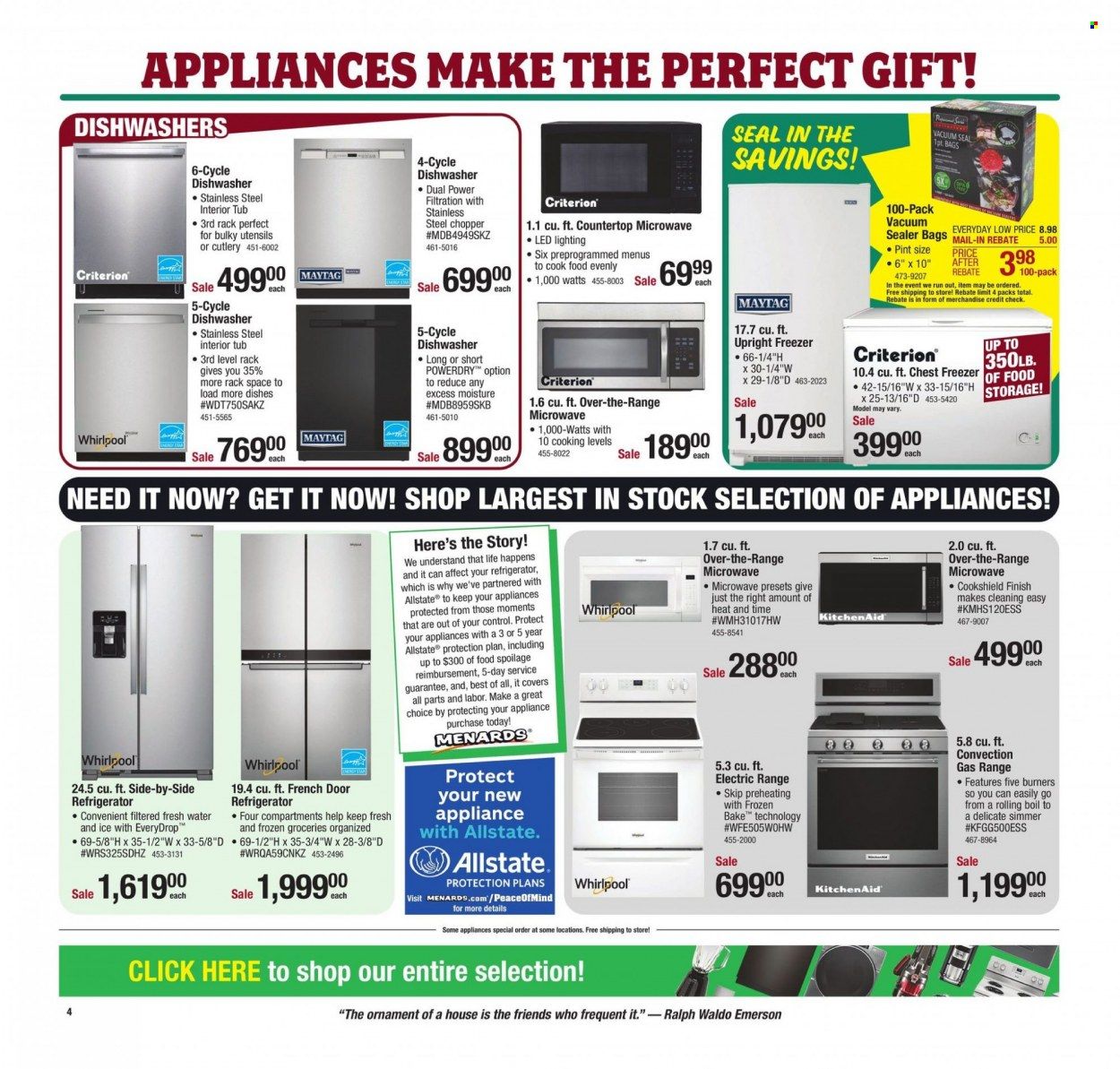 Menards Weekly Ad Flyer Specials December 16 to December 24, 2022