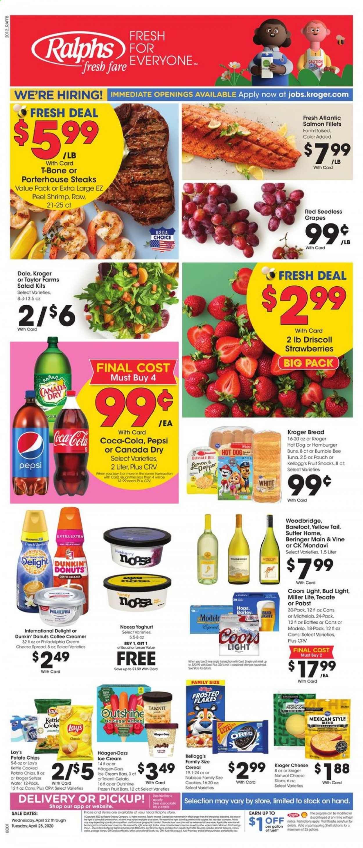 Ralphs Fresh Fare Weekly Ad & Flyer April 22 to 28