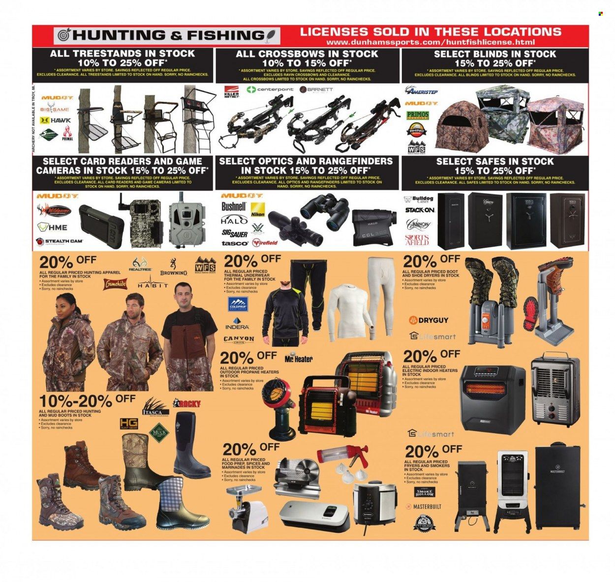 Dunham's Sports (MI, PA, WI) Weekly Ad Flyer Specials December 17 to December 23, 2022