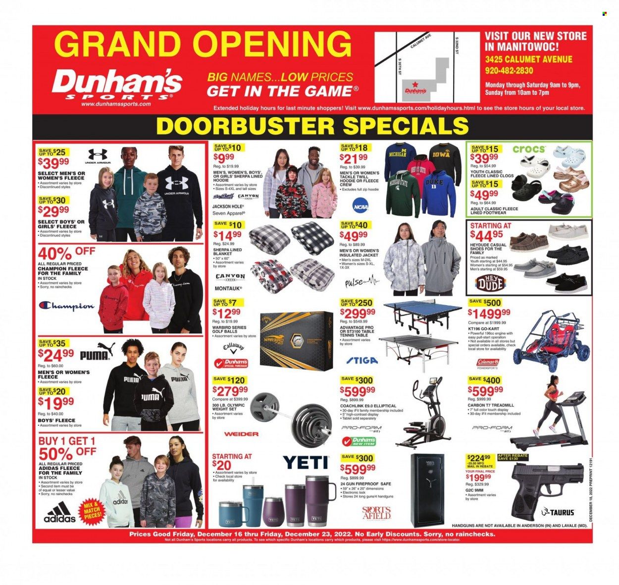 Dunham's Sports (WI) Weekly Ad Flyer Specials December 17 to December 23, 2022