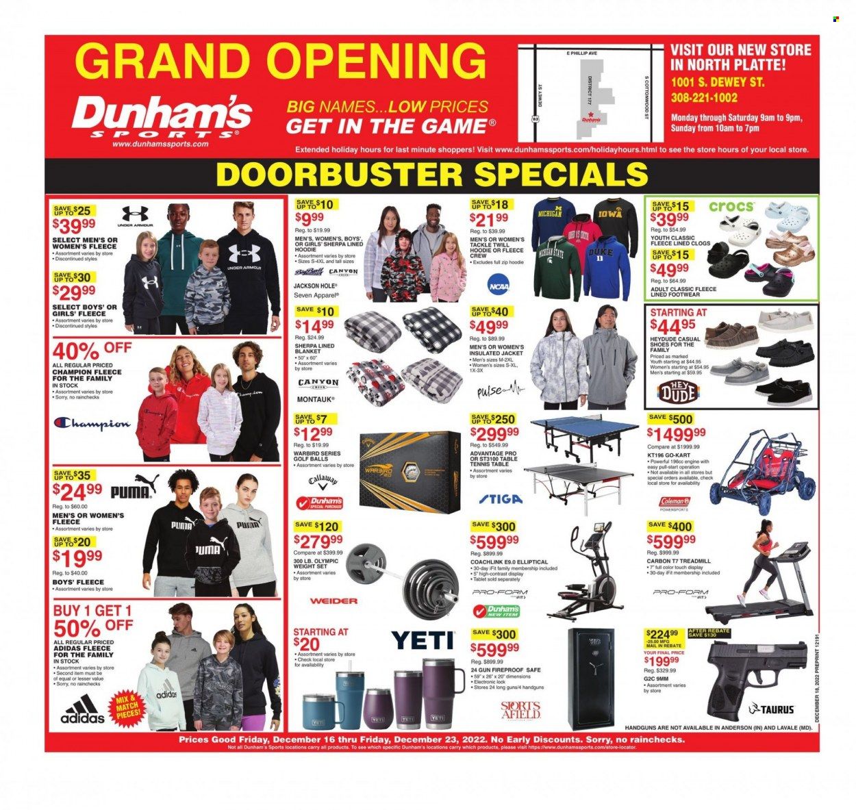 Dunham's Sports (NE) Weekly Ad Flyer Specials December 17 to December 23, 2022