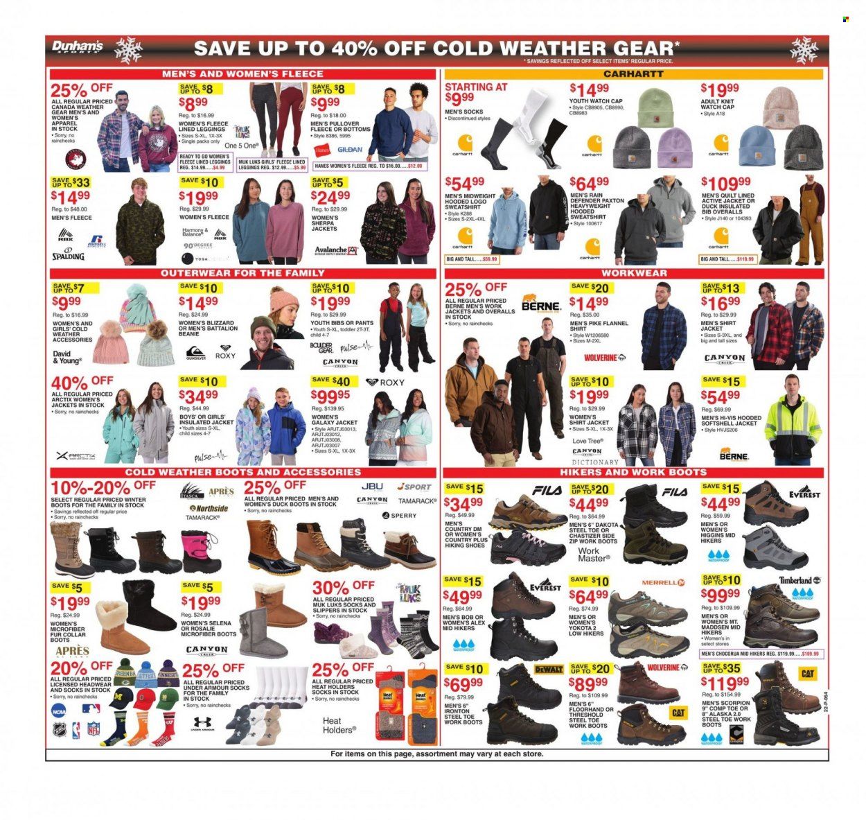 Dunham's Sports (NE) Weekly Ad Flyer Specials December 17 to December 23, 2022